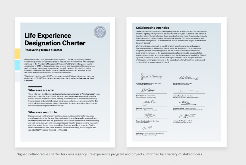 Image of the life experience charter Image of the life experience charter